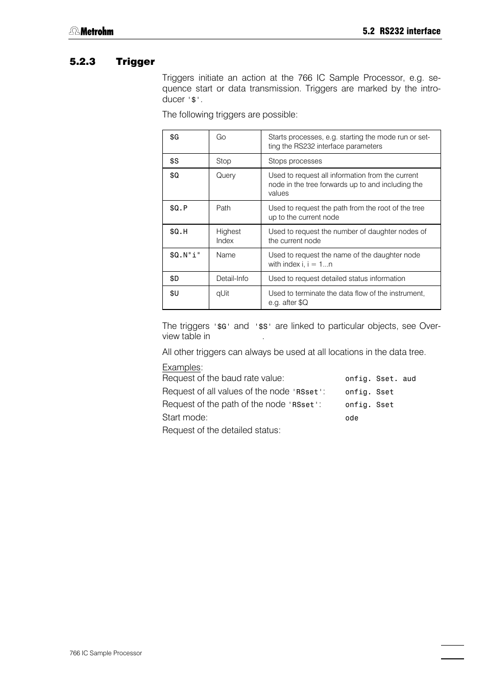 Metrohm 766 IC Sample Processor User Manual | Page 100 / 143