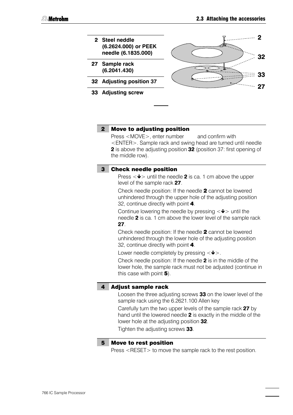 Metrohm 766 IC Sample Processor User Manual | Page 20 / 143