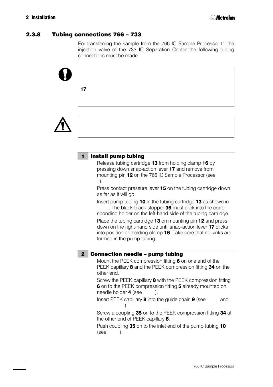 Metrohm 766 IC Sample Processor User Manual | Page 21 / 143