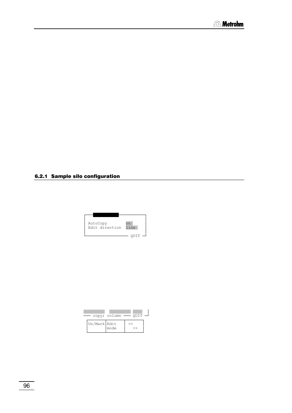 Metrohm 796 Titroprocessor User Manual | Page 102 / 312