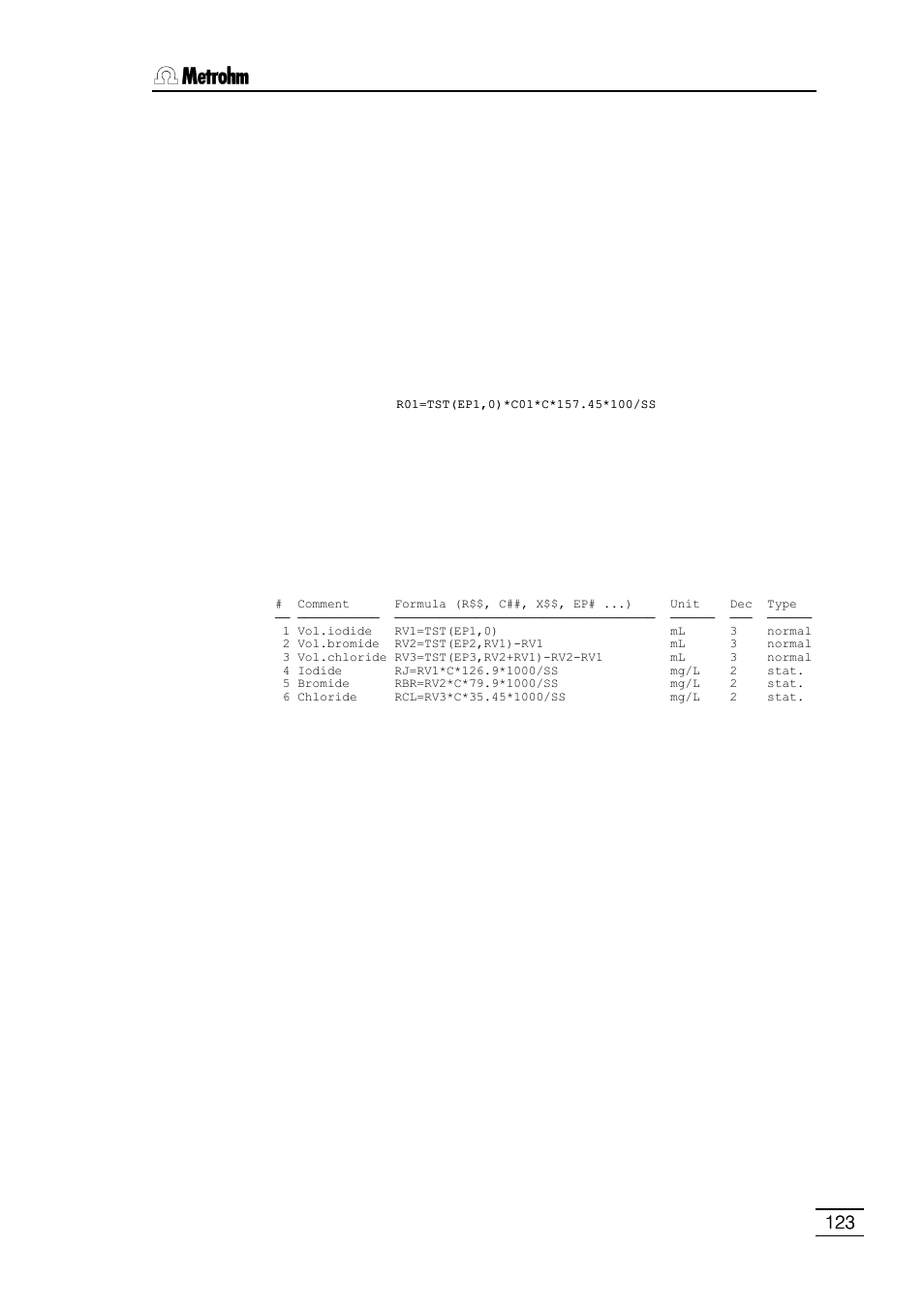 Metrohm 796 Titroprocessor User Manual | Page 129 / 312
