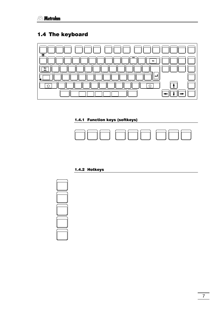 4 the keyboard, Introduction | Metrohm 796 Titroprocessor User Manual | Page 13 / 312