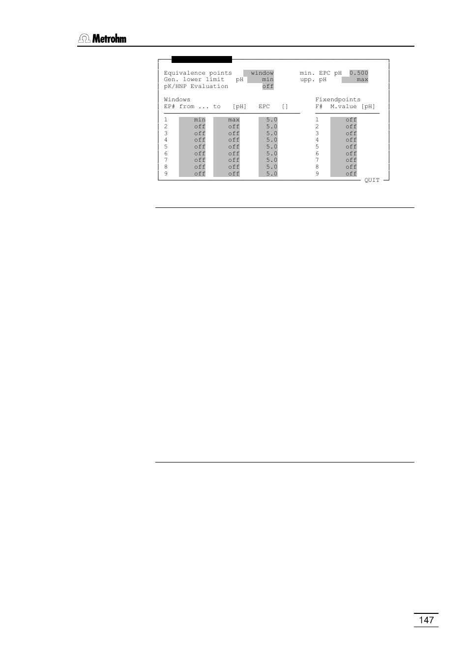 Metrohm 796 Titroprocessor User Manual | Page 153 / 312