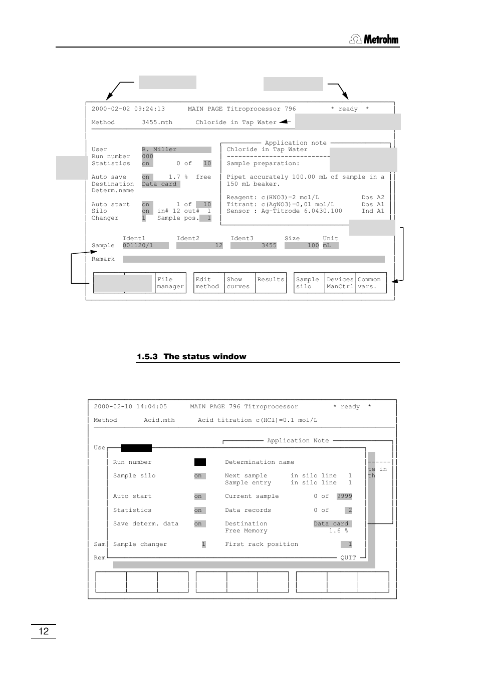 Metrohm 796 Titroprocessor User Manual | Page 18 / 312