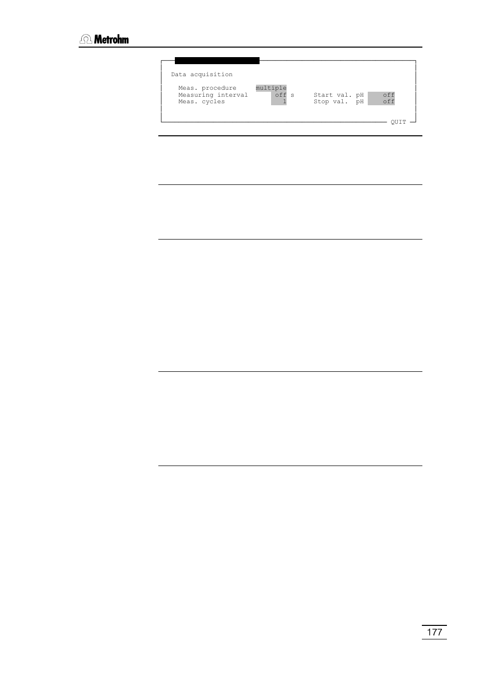 Metrohm 796 Titroprocessor User Manual | Page 183 / 312