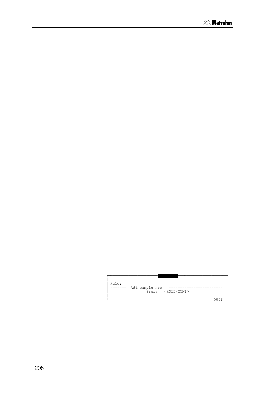 Metrohm 796 Titroprocessor User Manual | Page 214 / 312