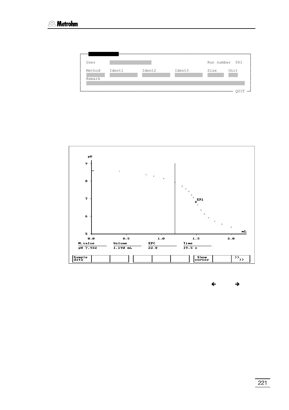 Metrohm 796 Titroprocessor User Manual | Page 227 / 312