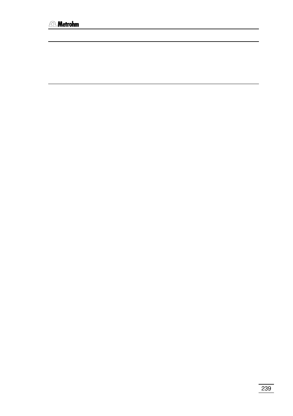 Metrohm 796 Titroprocessor User Manual | Page 245 / 312