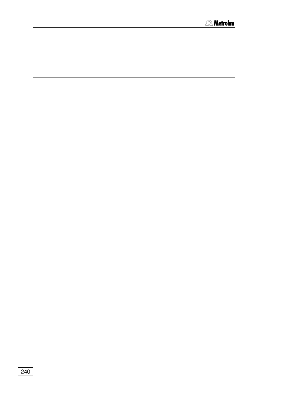 Metrohm 796 Titroprocessor User Manual | Page 246 / 312