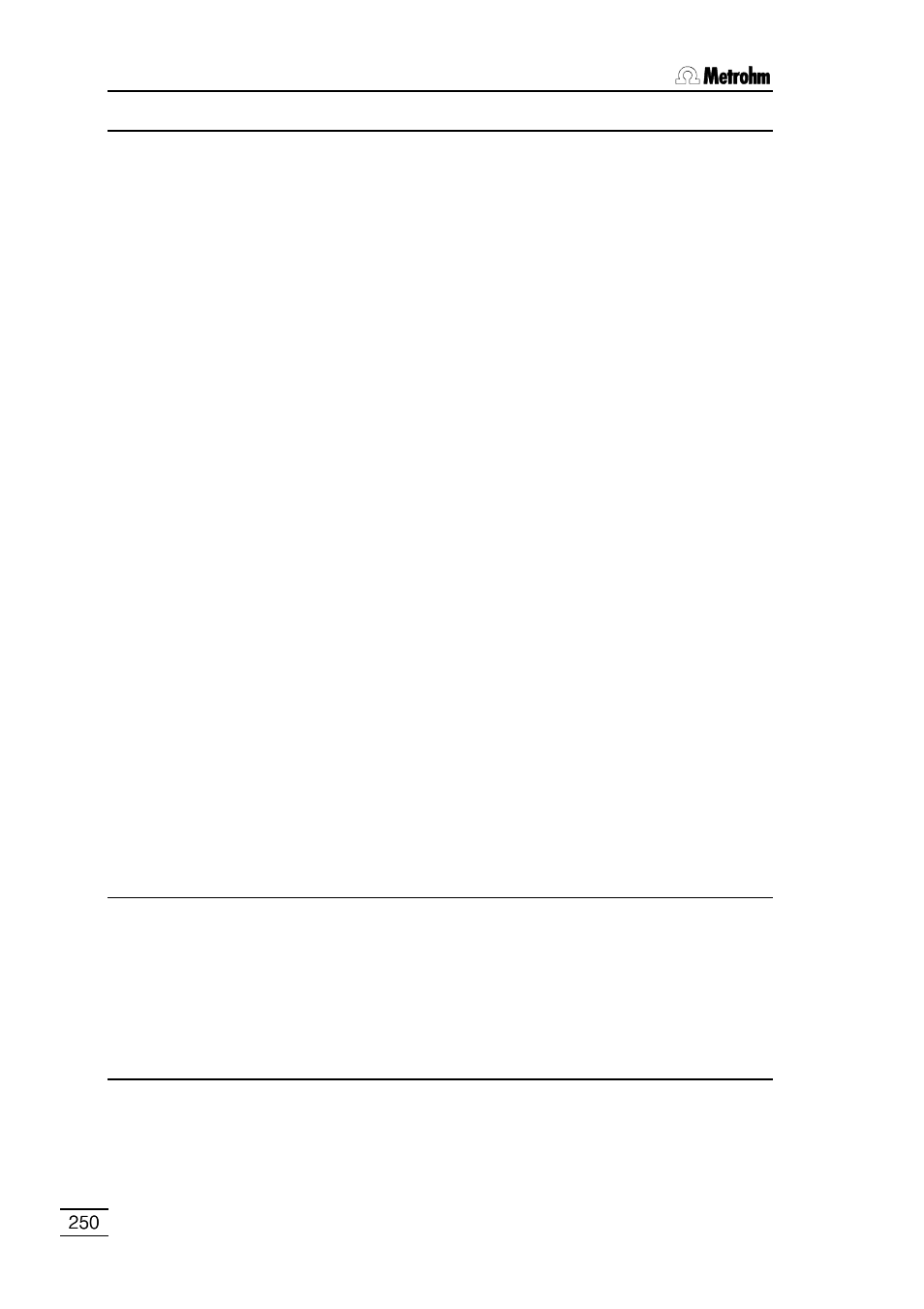 Metrohm 796 Titroprocessor User Manual | Page 256 / 312