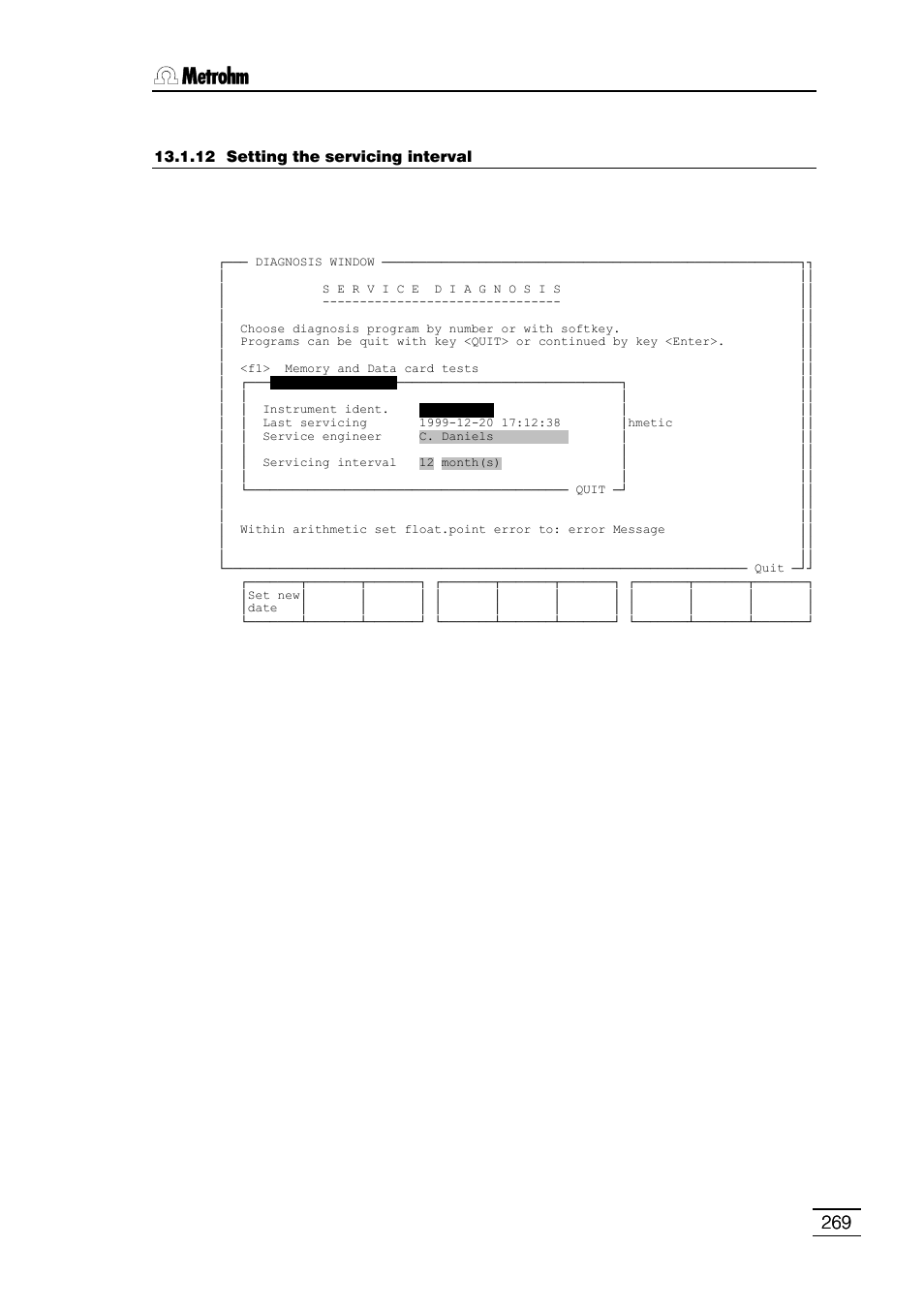 Metrohm 796 Titroprocessor User Manual | Page 275 / 312