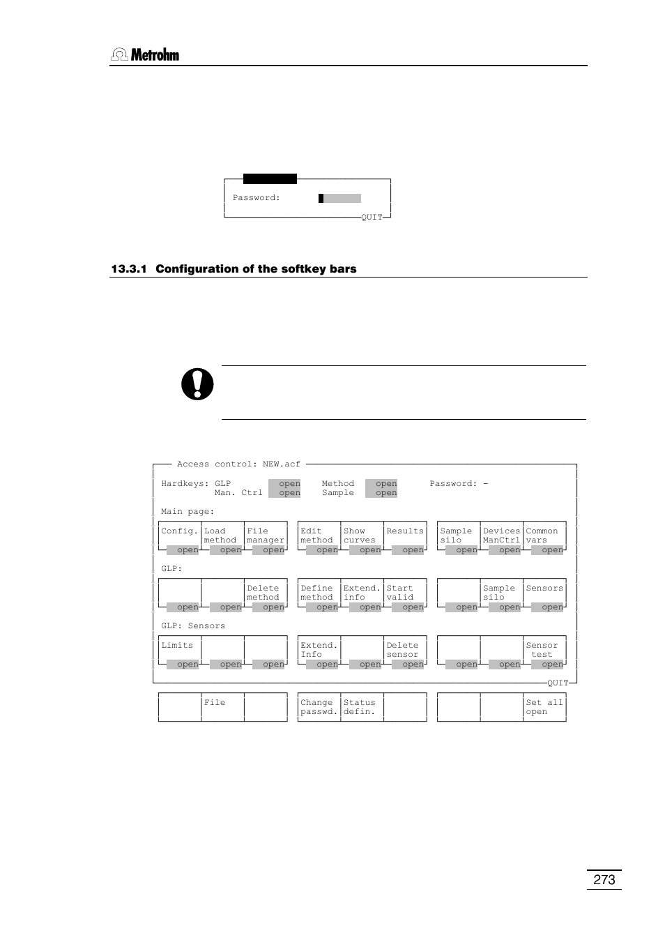 Metrohm 796 Titroprocessor User Manual | Page 279 / 312