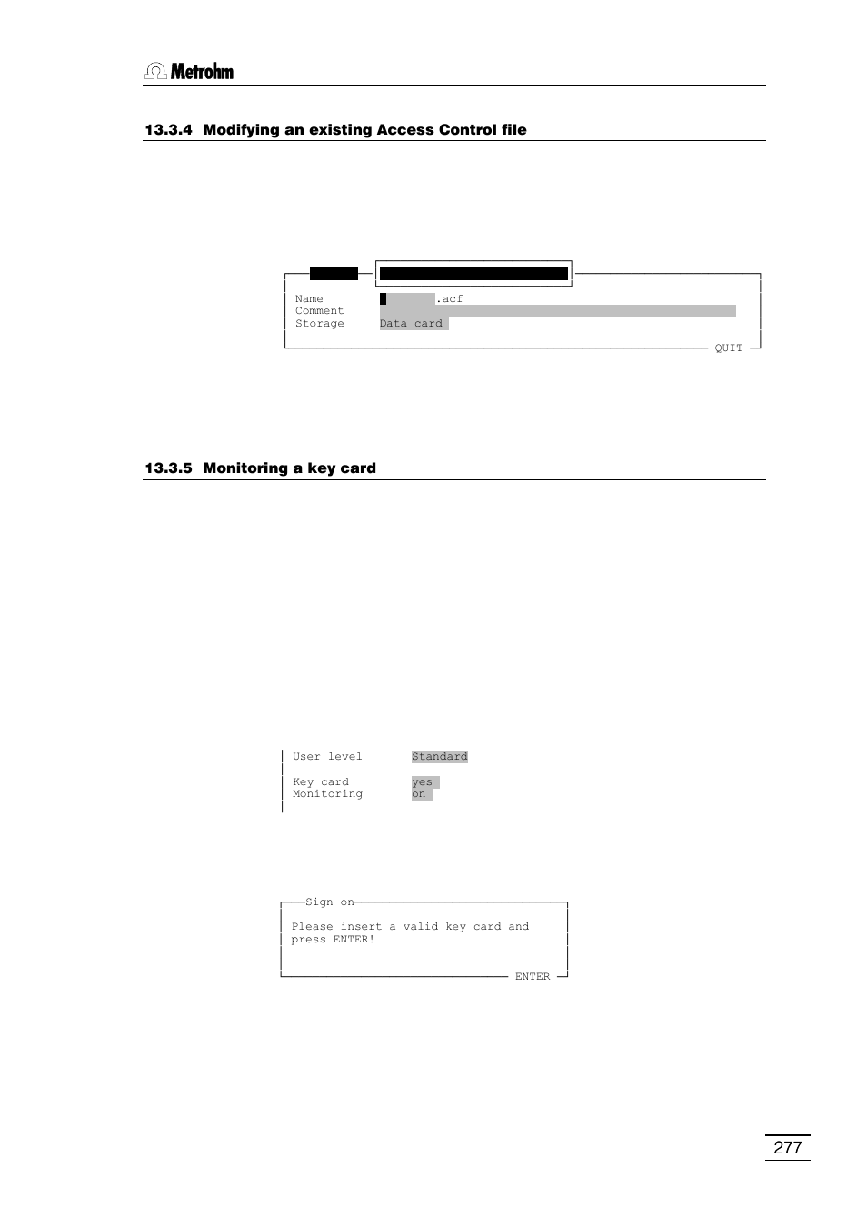 Metrohm 796 Titroprocessor User Manual | Page 283 / 312