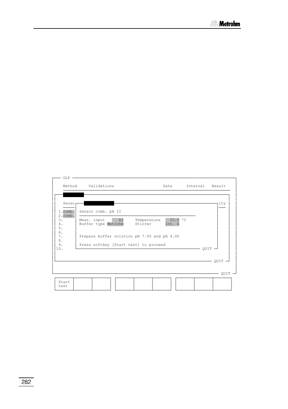 Metrohm 796 Titroprocessor User Manual | Page 288 / 312