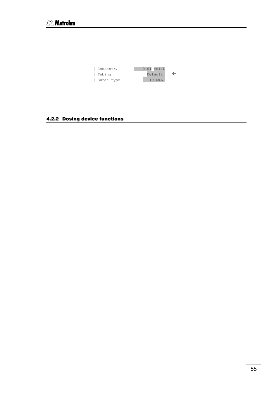 Metrohm 796 Titroprocessor User Manual | Page 61 / 312