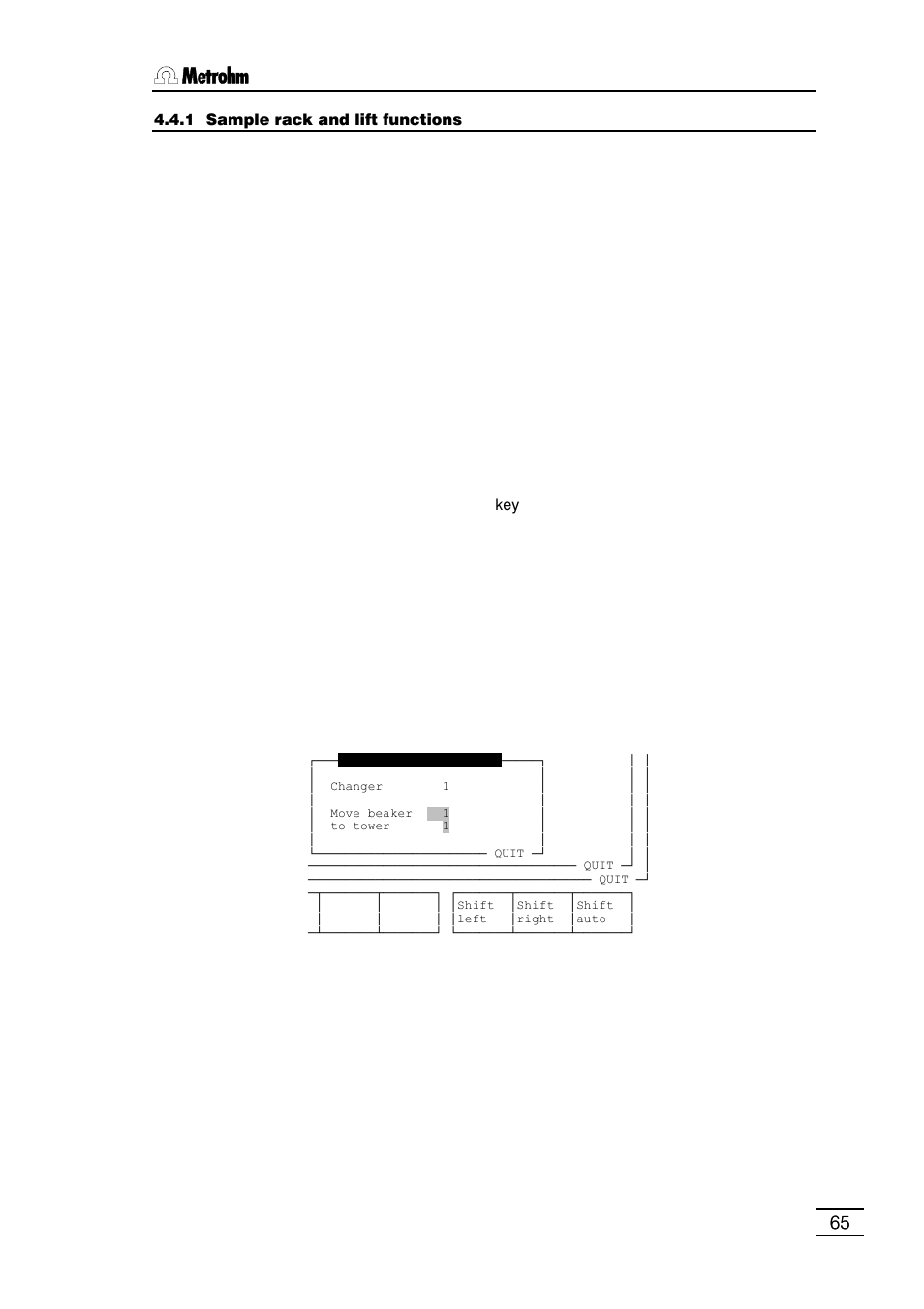 Metrohm 796 Titroprocessor User Manual | Page 71 / 312