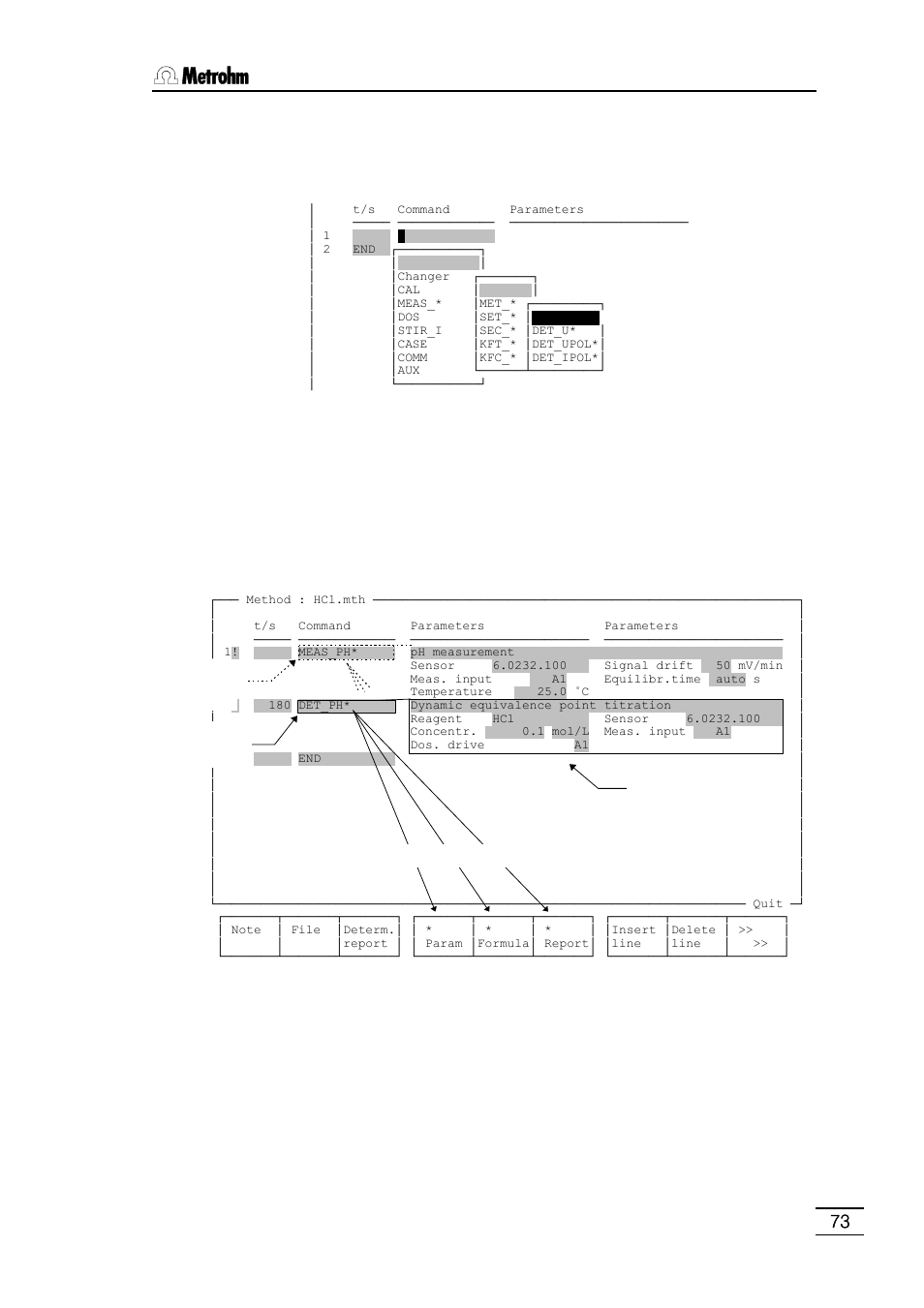 Metrohm 796 Titroprocessor User Manual | Page 79 / 312