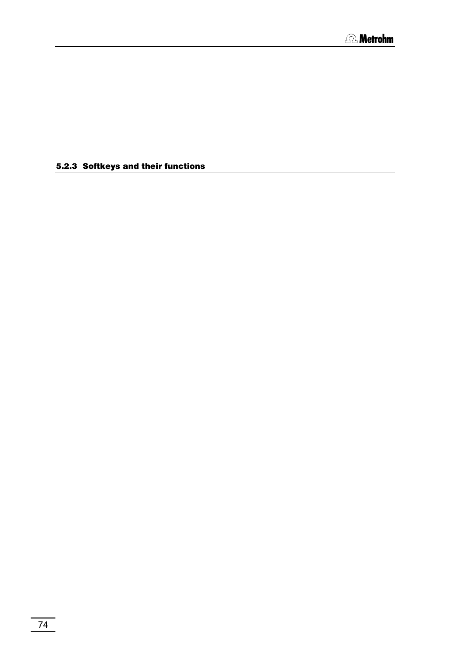 Metrohm 796 Titroprocessor User Manual | Page 80 / 312