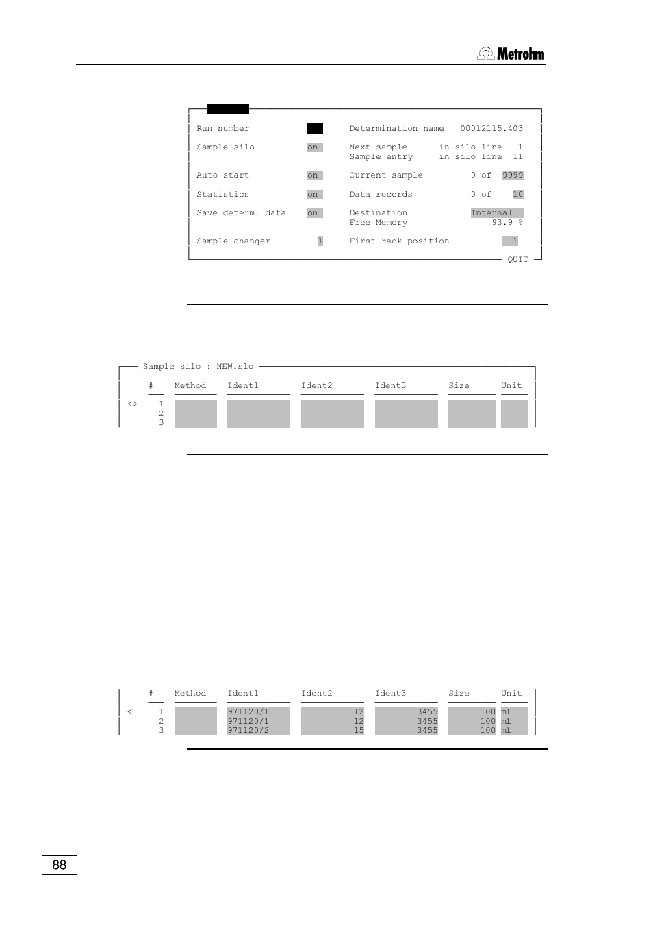 Metrohm 796 Titroprocessor User Manual | Page 94 / 312