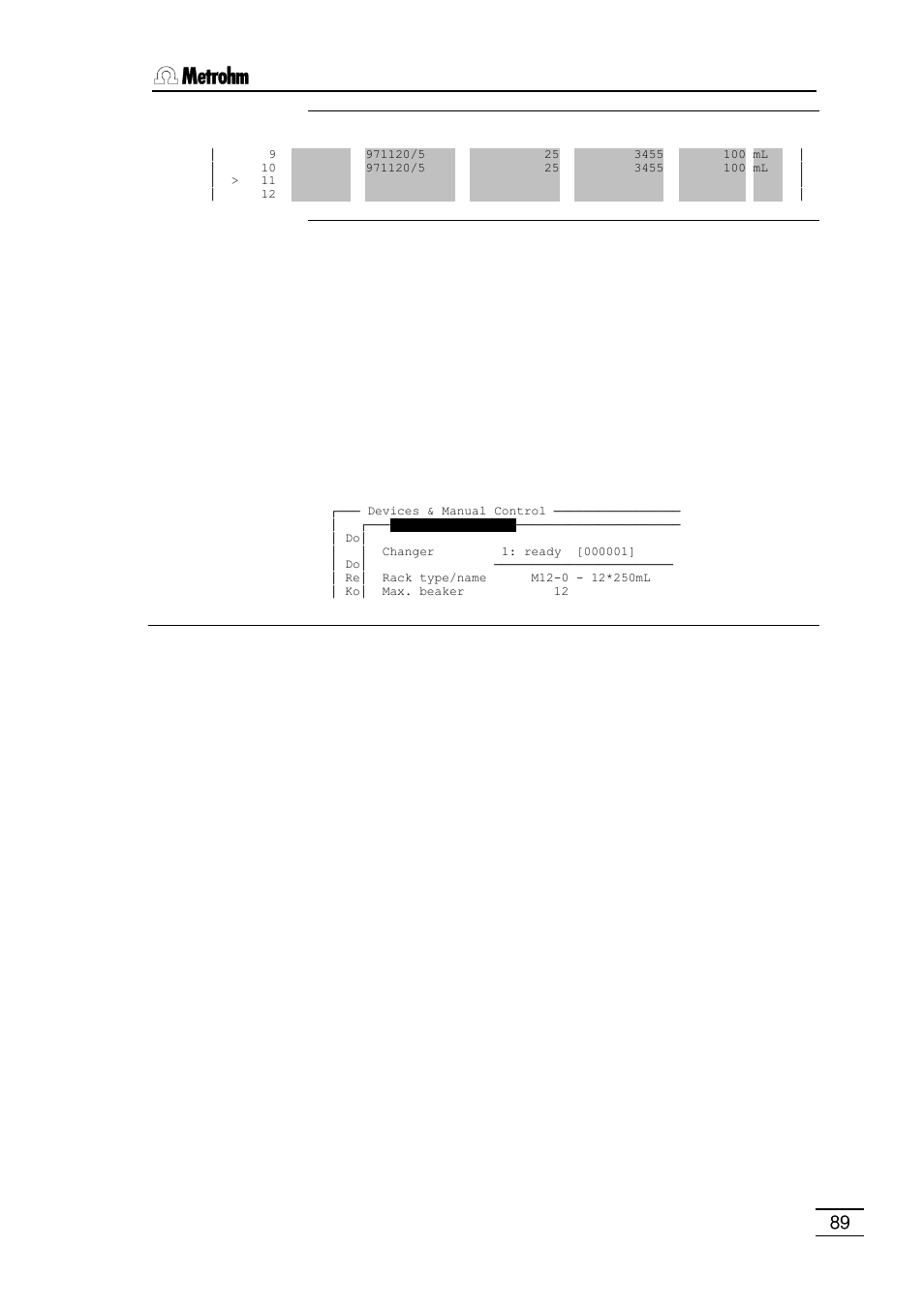 Metrohm 796 Titroprocessor User Manual | Page 95 / 312