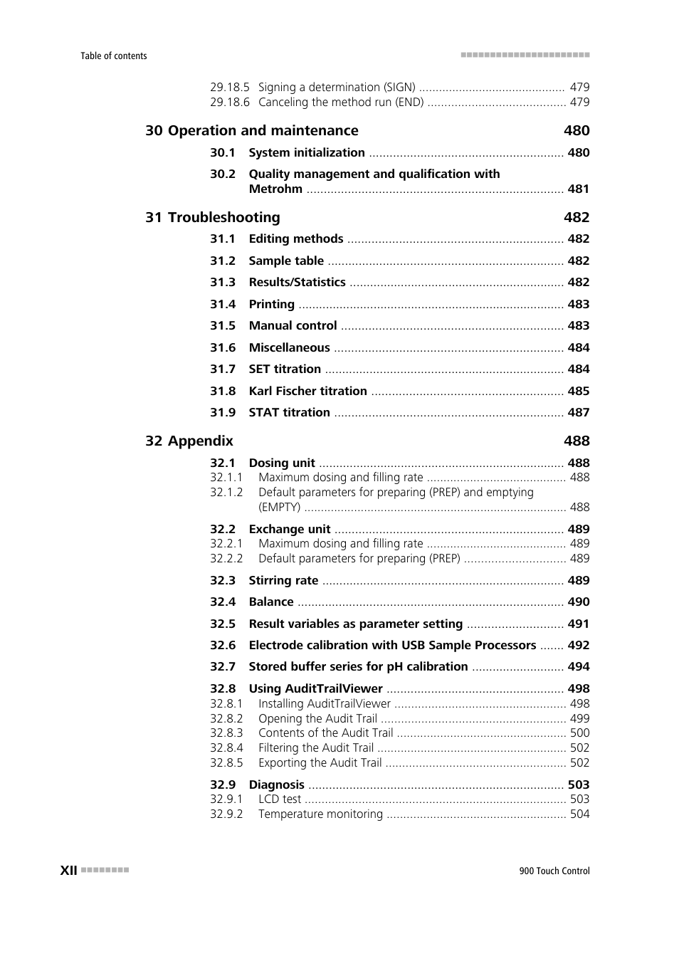 Metrohm 900 Touch Control Manual User Manual | Page 14 / 541