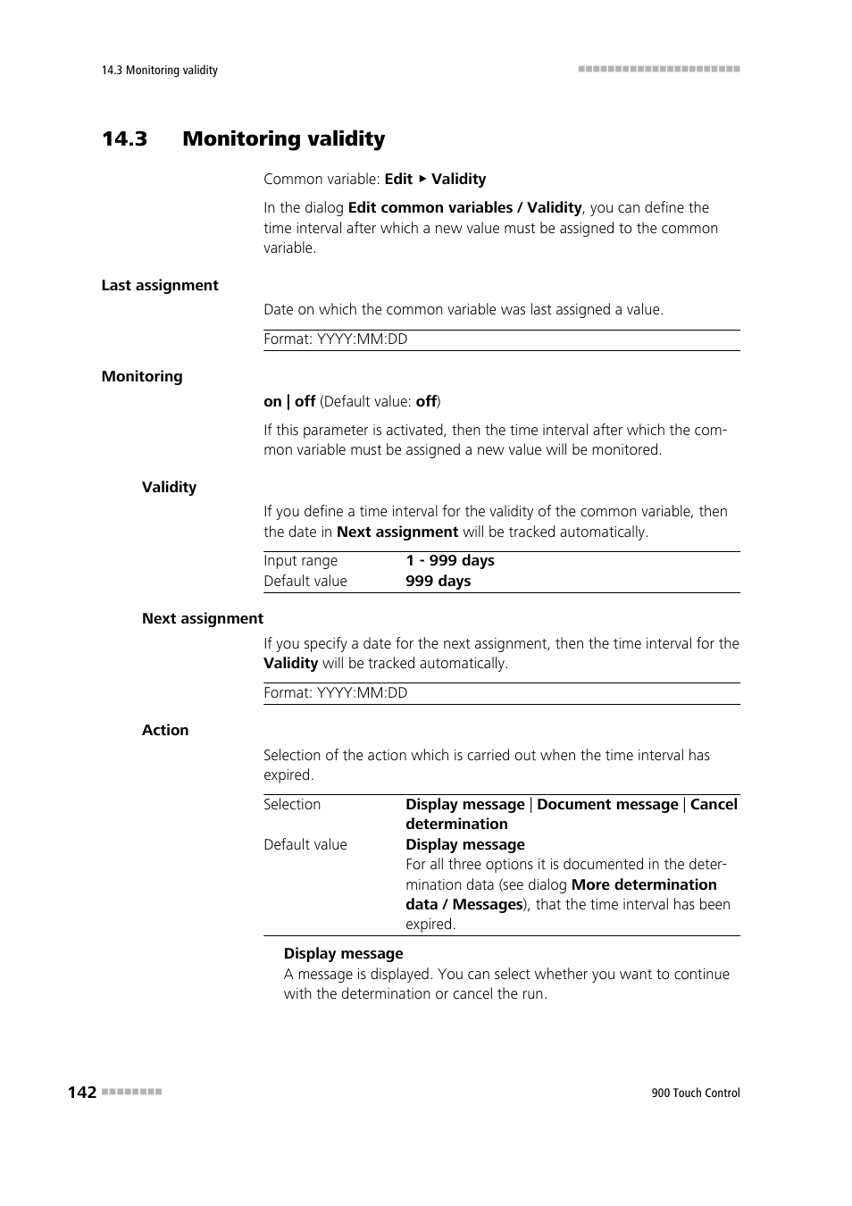 3 monitoring validity | Metrohm 900 Touch Control Manual User Manual | Page 158 / 541