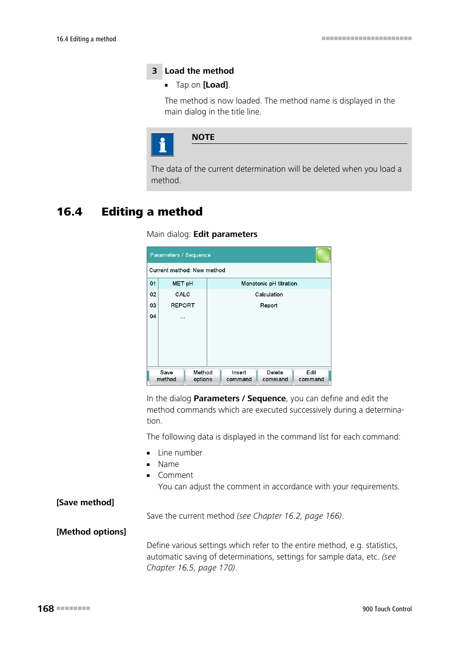 4 editing a method | Metrohm 900 Touch Control Manual User Manual | Page 184 / 541