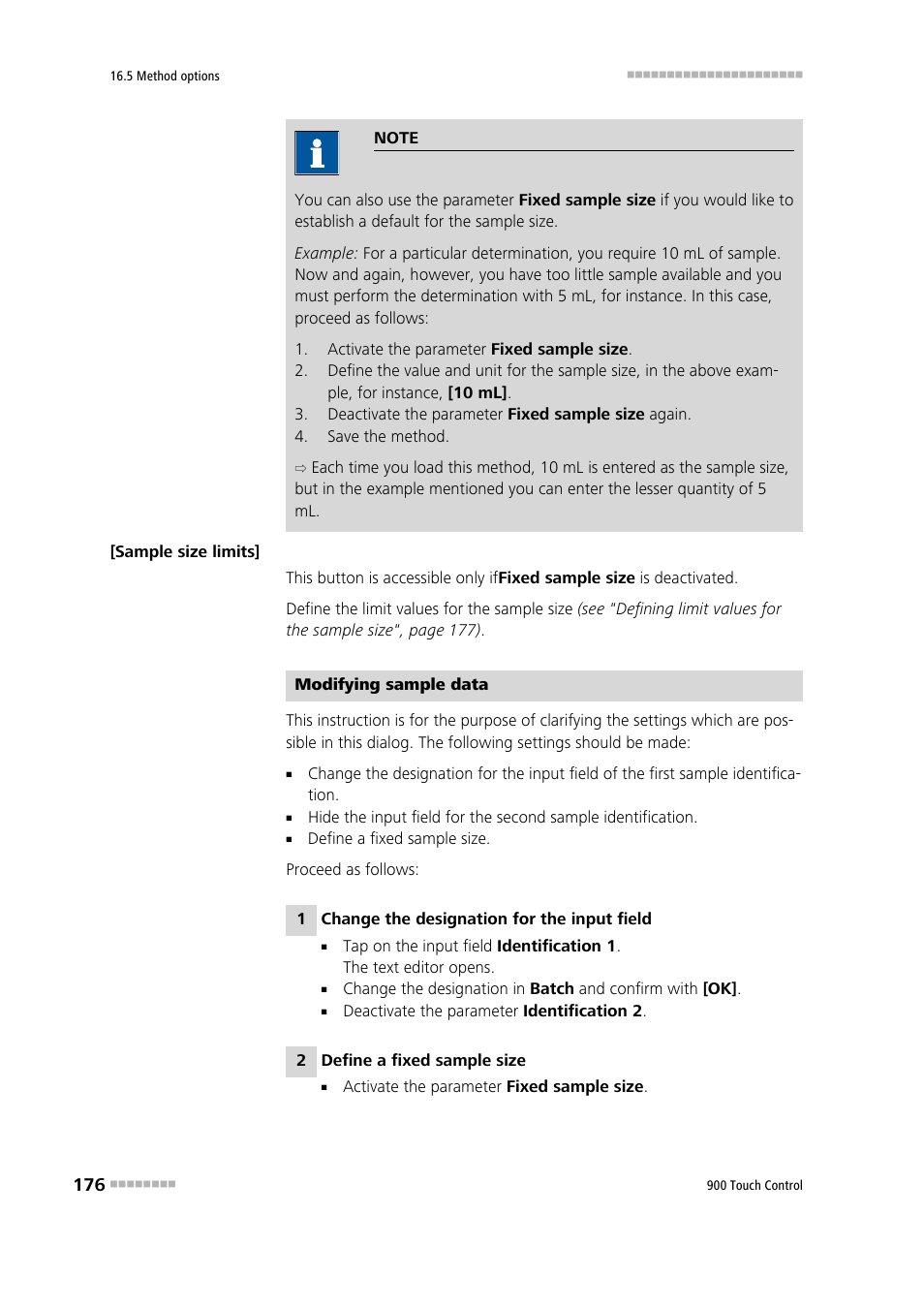 Metrohm 900 Touch Control Manual User Manual | Page 192 / 541