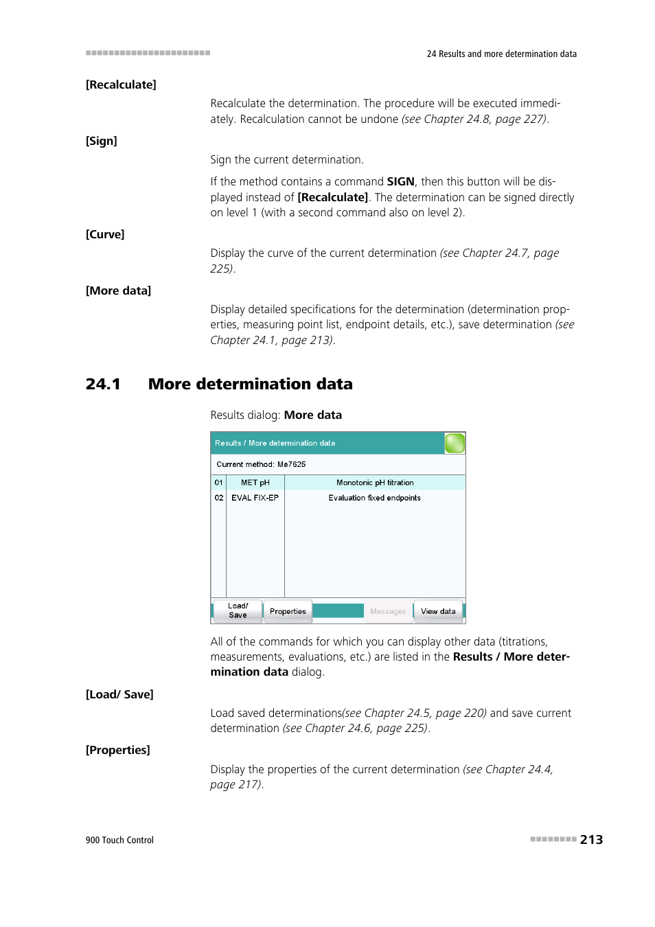 1 more determination data | Metrohm 900 Touch Control Manual User Manual | Page 229 / 541