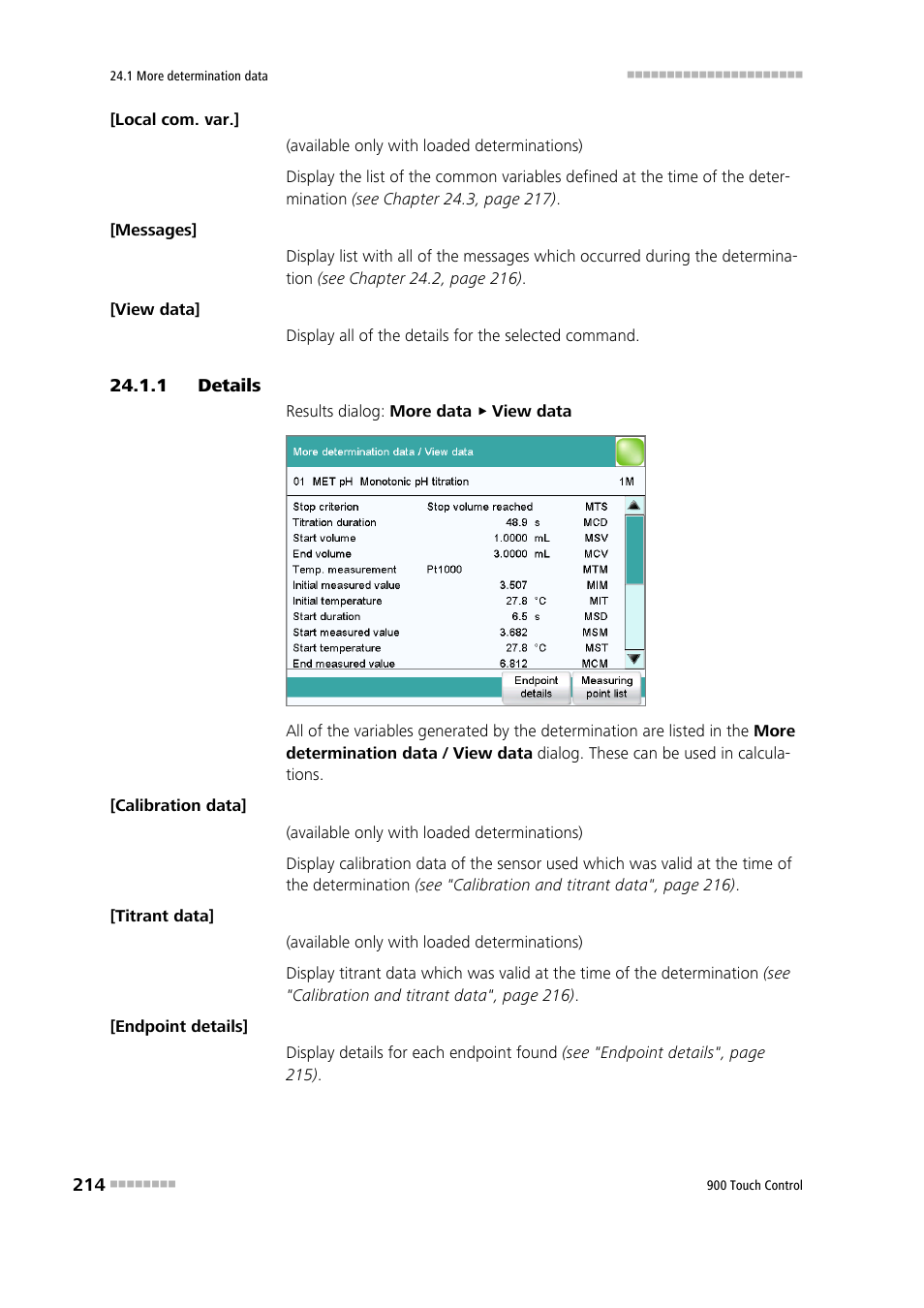 1 details, Details | Metrohm 900 Touch Control Manual User Manual | Page 230 / 541