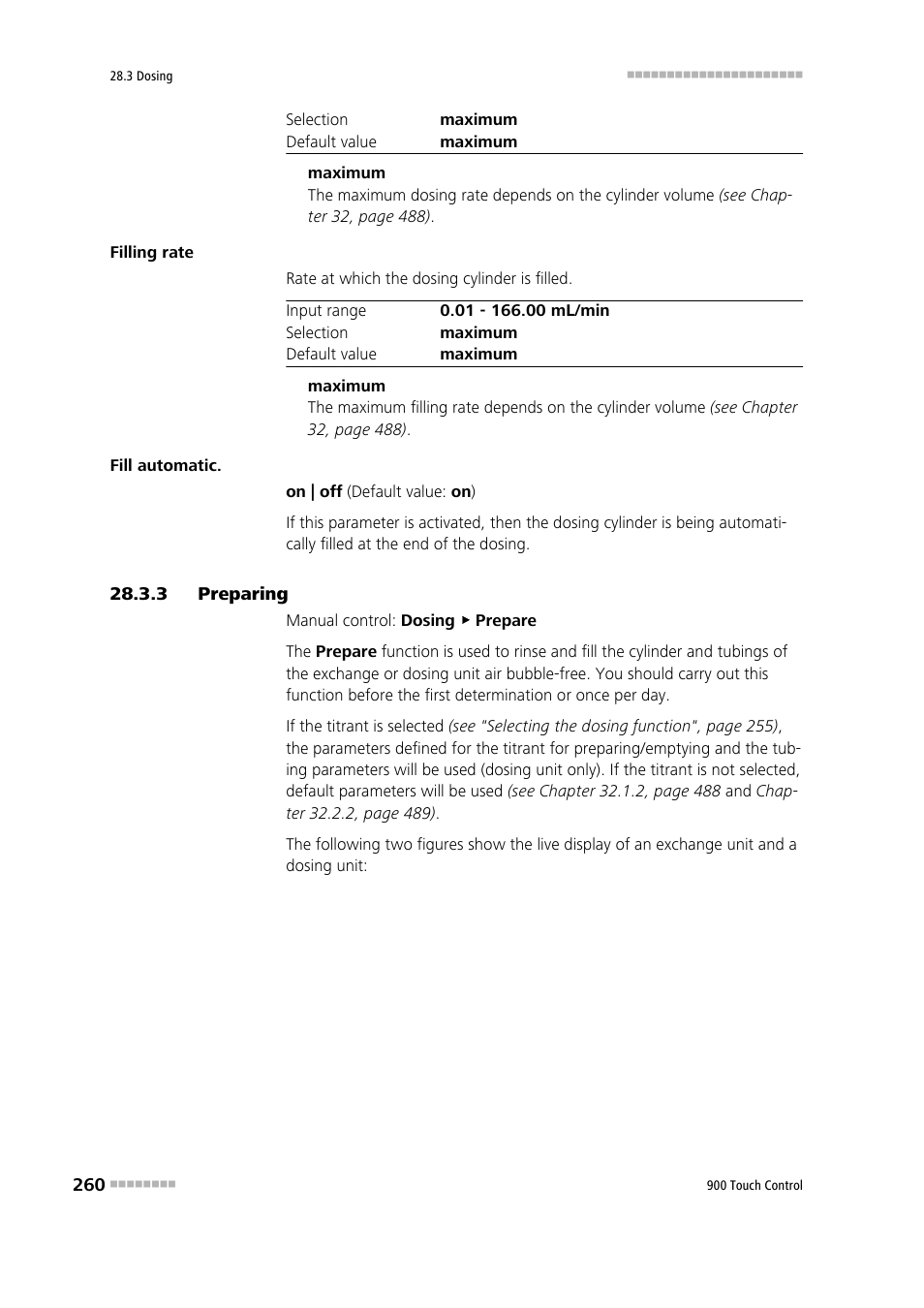 3 preparing, Preparing | Metrohm 900 Touch Control Manual User Manual | Page 276 / 541