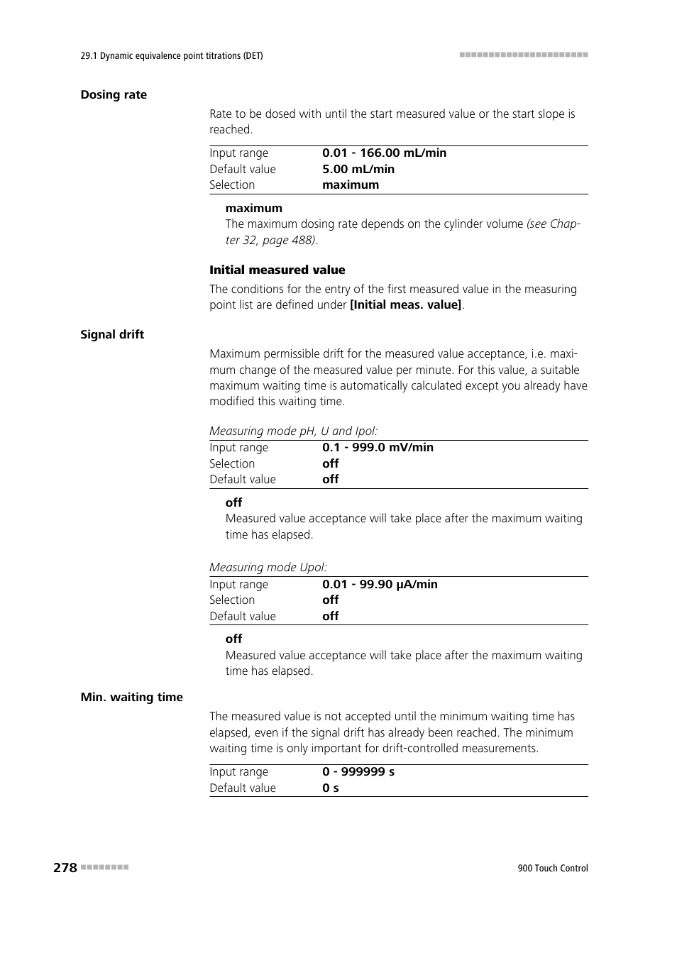 Metrohm 900 Touch Control Manual User Manual | Page 294 / 541