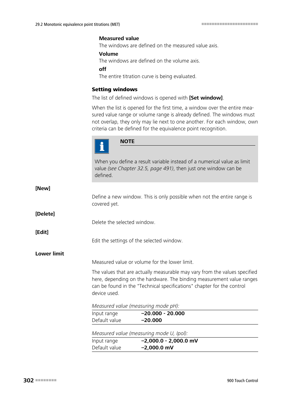Metrohm 900 Touch Control Manual User Manual | Page 318 / 541