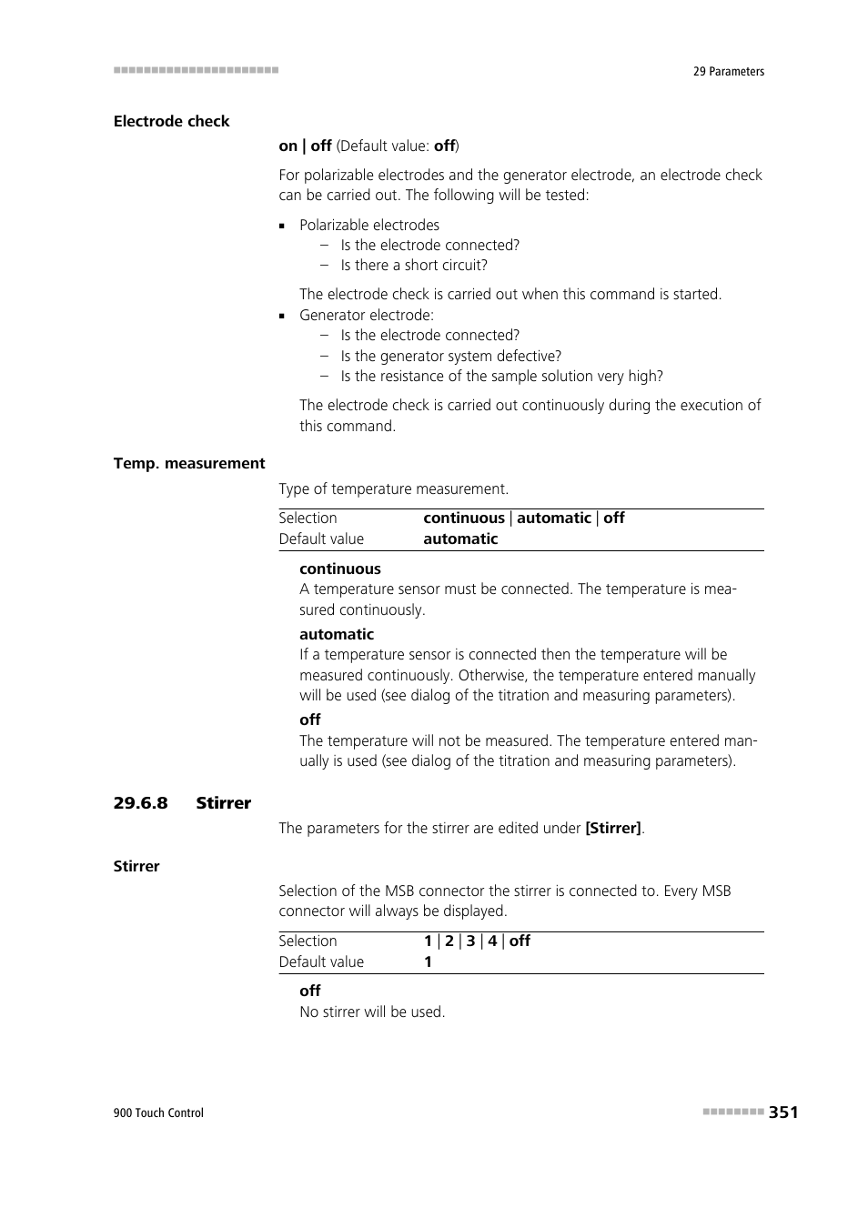 8 stirrer, Stirrer | Metrohm 900 Touch Control Manual User Manual | Page 367 / 541