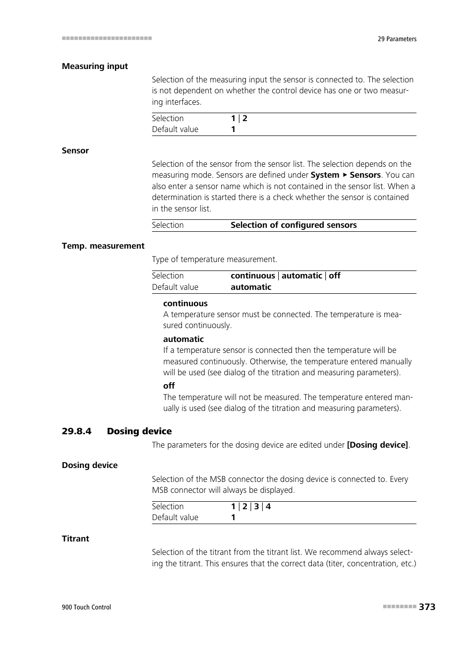 4 dosing device, Dosing device | Metrohm 900 Touch Control Manual User Manual | Page 389 / 541