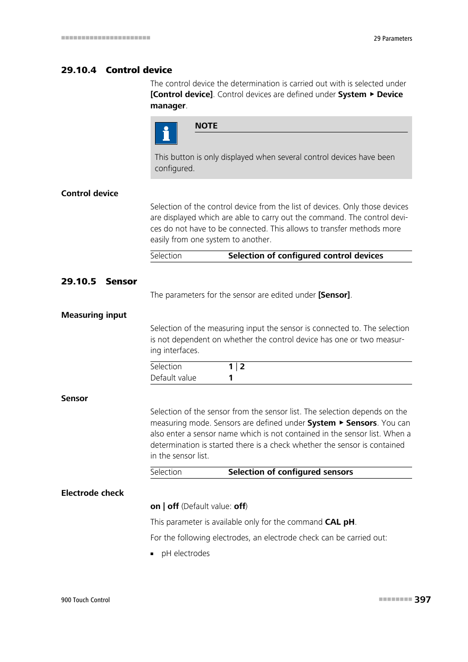 4 control device, 5 sensor | Metrohm 900 Touch Control Manual User Manual | Page 413 / 541