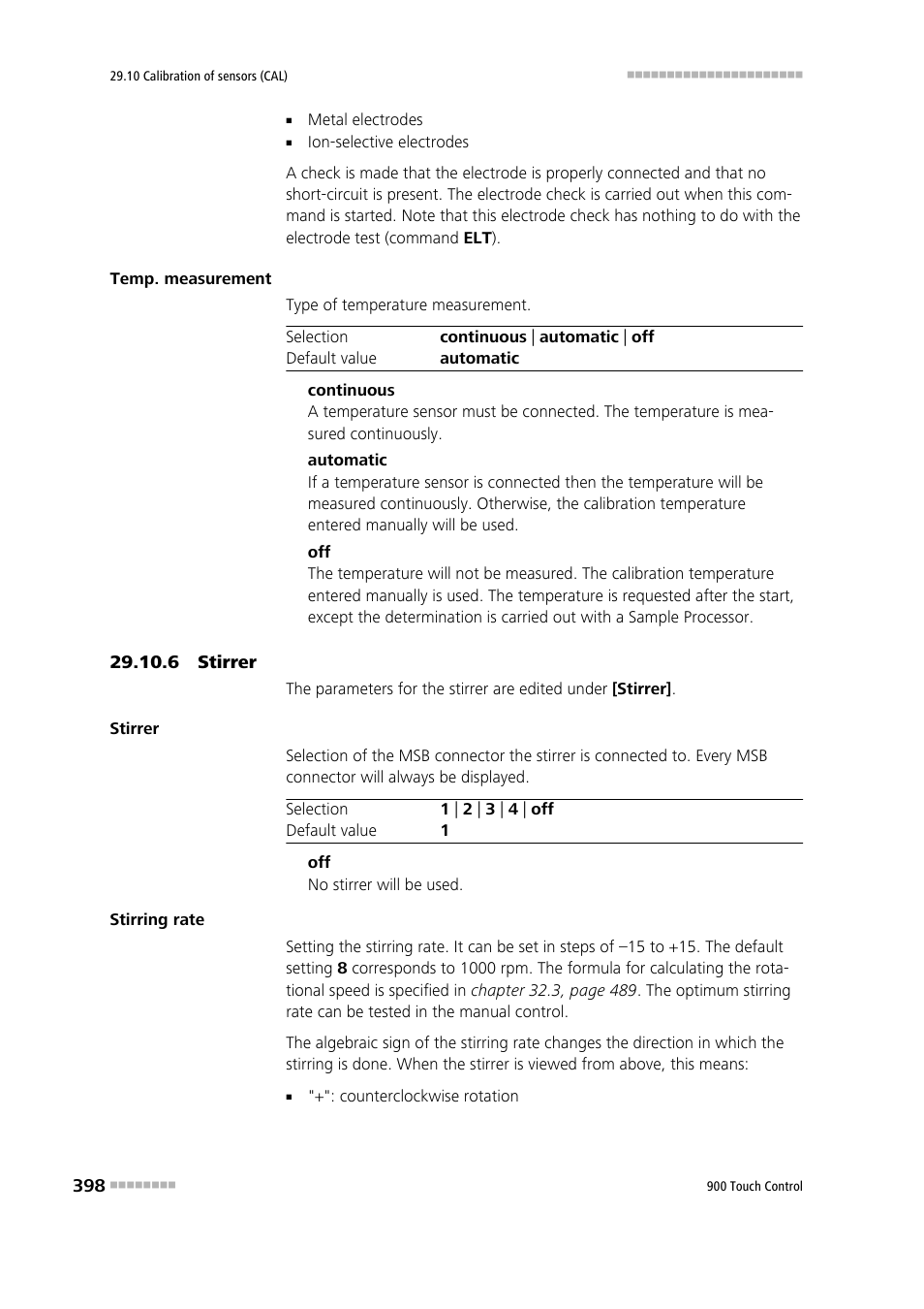 6 stirrer | Metrohm 900 Touch Control Manual User Manual | Page 414 / 541