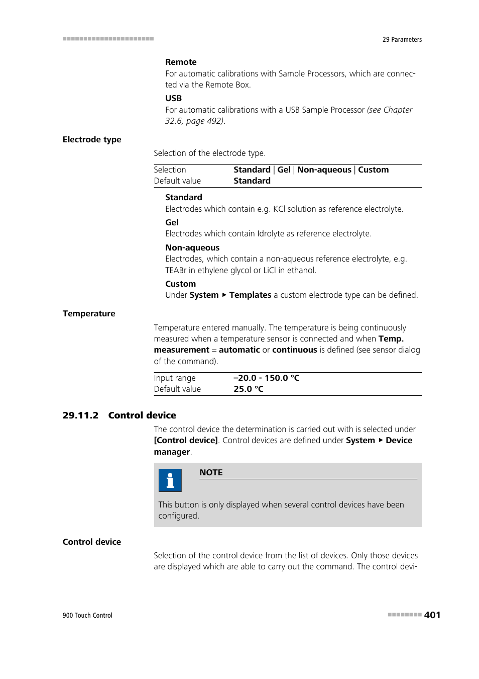 2 control device | Metrohm 900 Touch Control Manual User Manual | Page 417 / 541