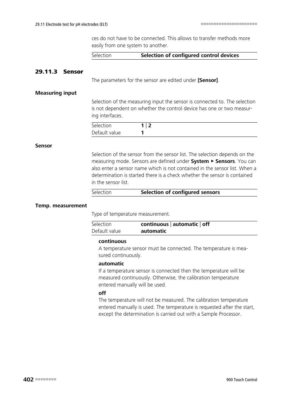 3 sensor | Metrohm 900 Touch Control Manual User Manual | Page 418 / 541