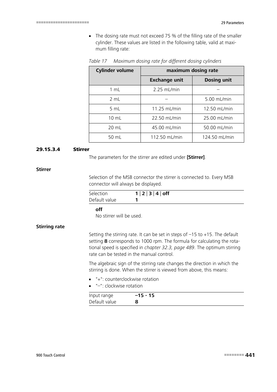 4 stirrer | Metrohm 900 Touch Control Manual User Manual | Page 457 / 541