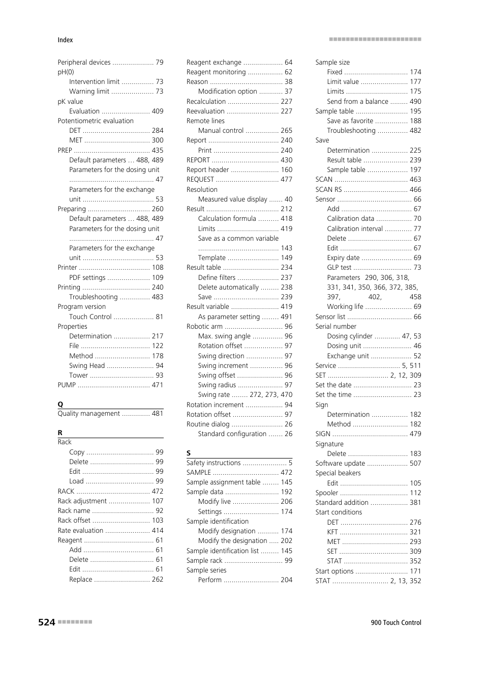 Metrohm 900 Touch Control Manual User Manual | Page 540 / 541