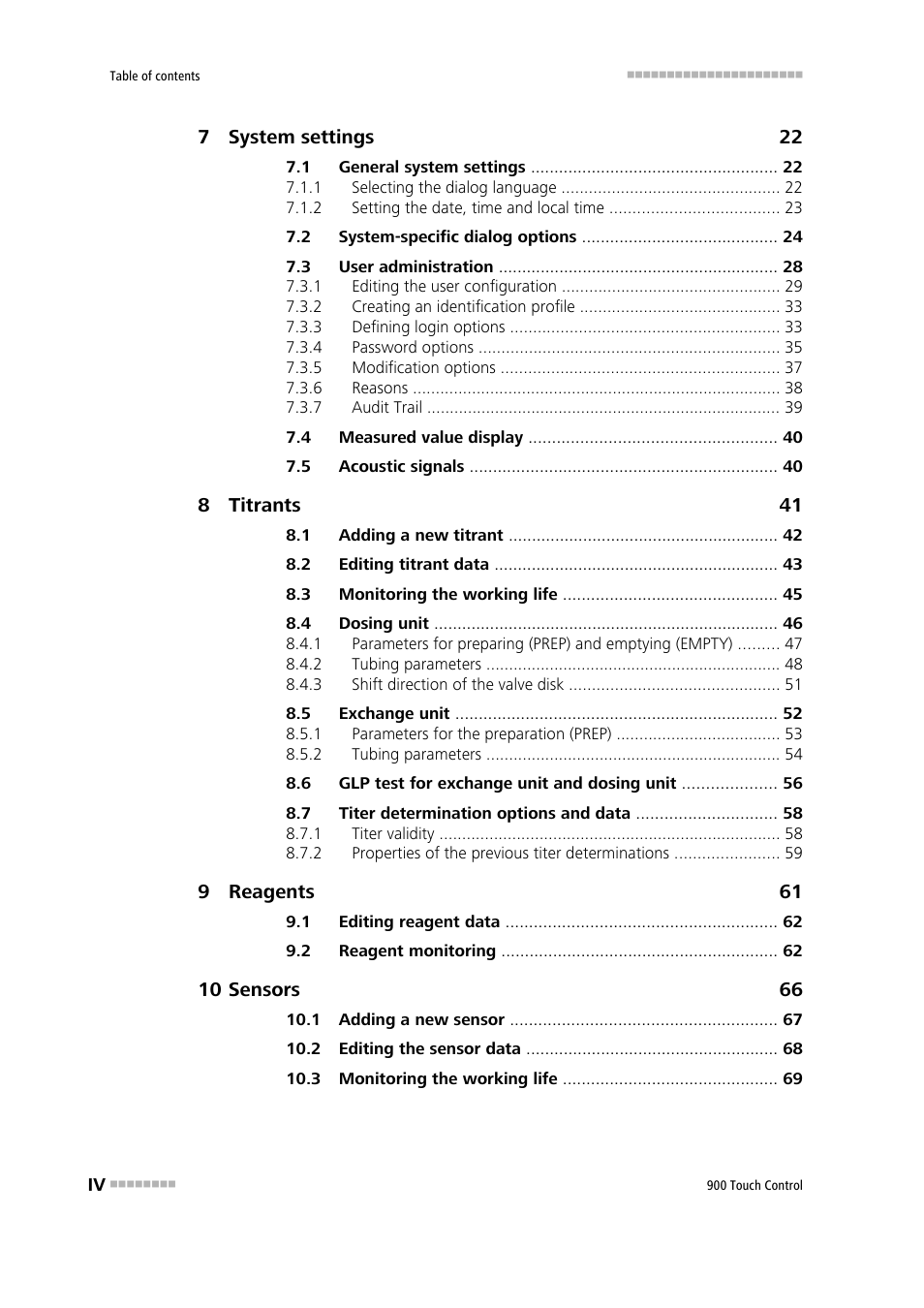 Metrohm 900 Touch Control Manual User Manual | Page 6 / 541