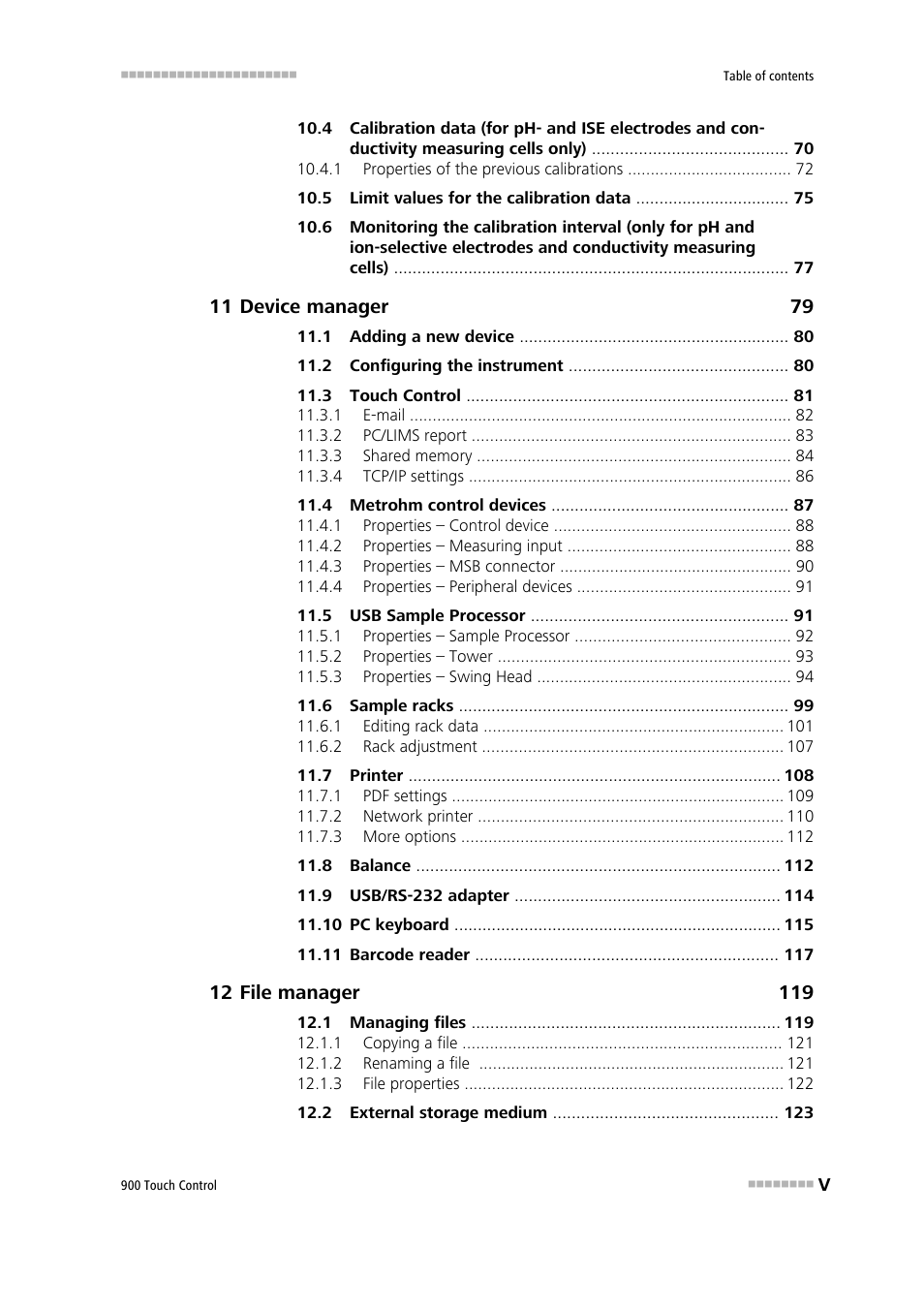 Metrohm 900 Touch Control Manual User Manual | Page 7 / 541