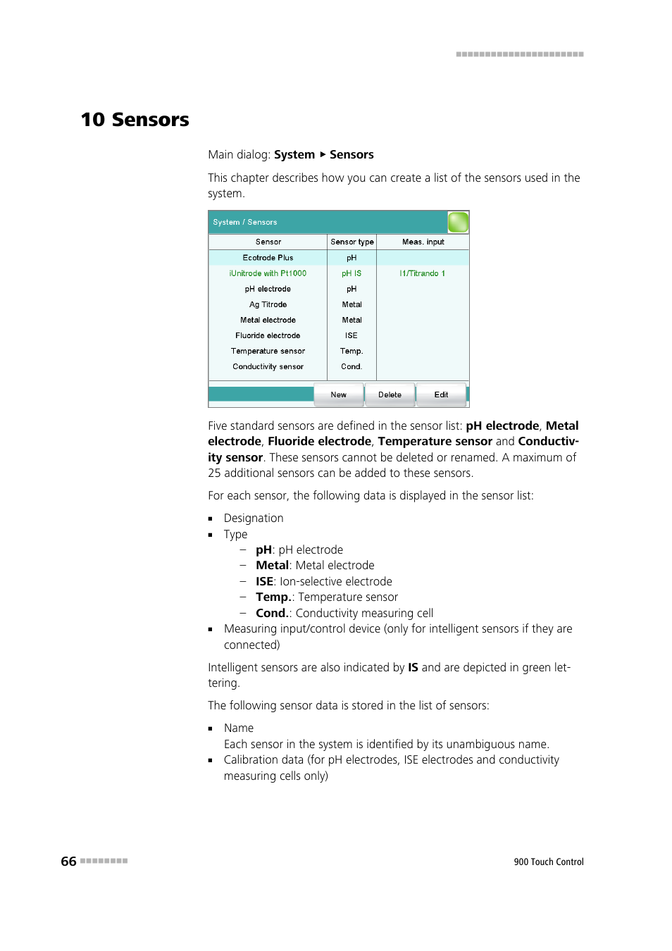 10 sensors | Metrohm 900 Touch Control Manual User Manual | Page 82 / 541