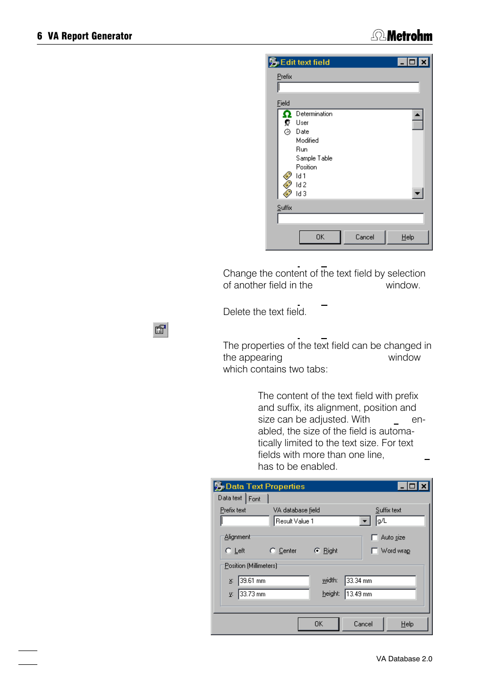 Metrohm 746 VA Trace Analyzer User Manual | Page 69 / 107