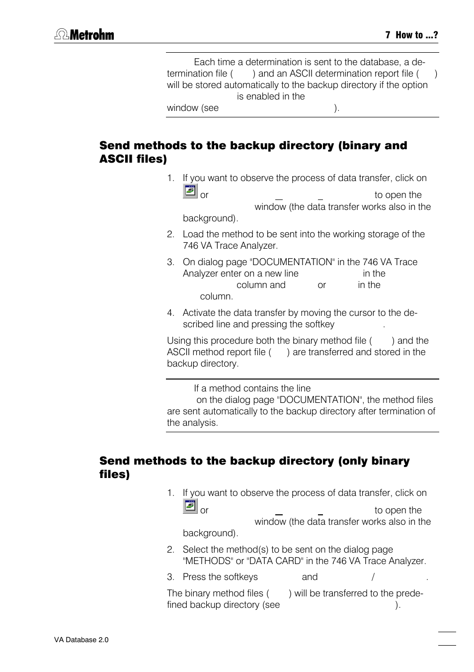 Metrohm 746 VA Trace Analyzer User Manual | Page 78 / 107