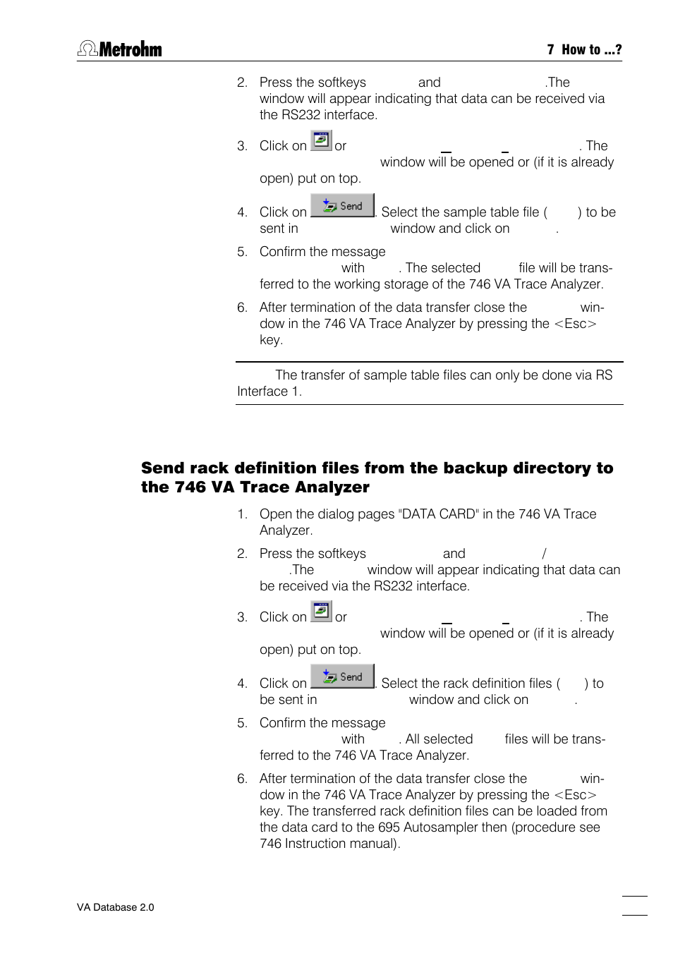 Metrohm 746 VA Trace Analyzer User Manual | Page 82 / 107