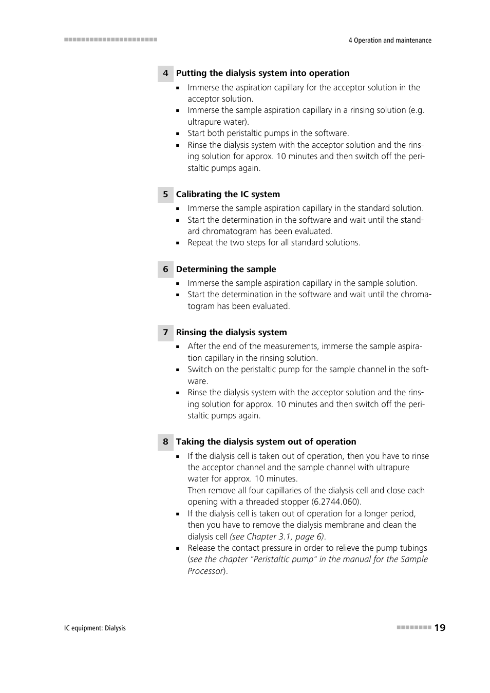 Metrohm Inline Dialysis User Manual | Page 25 / 30