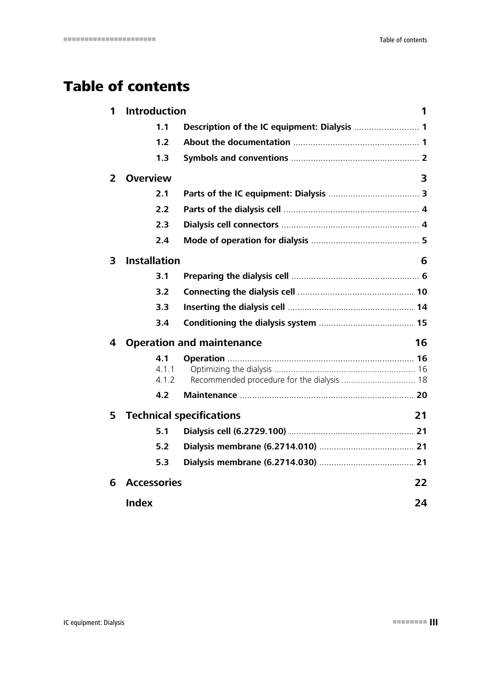 Metrohm Inline Dialysis User Manual | Page 5 / 30