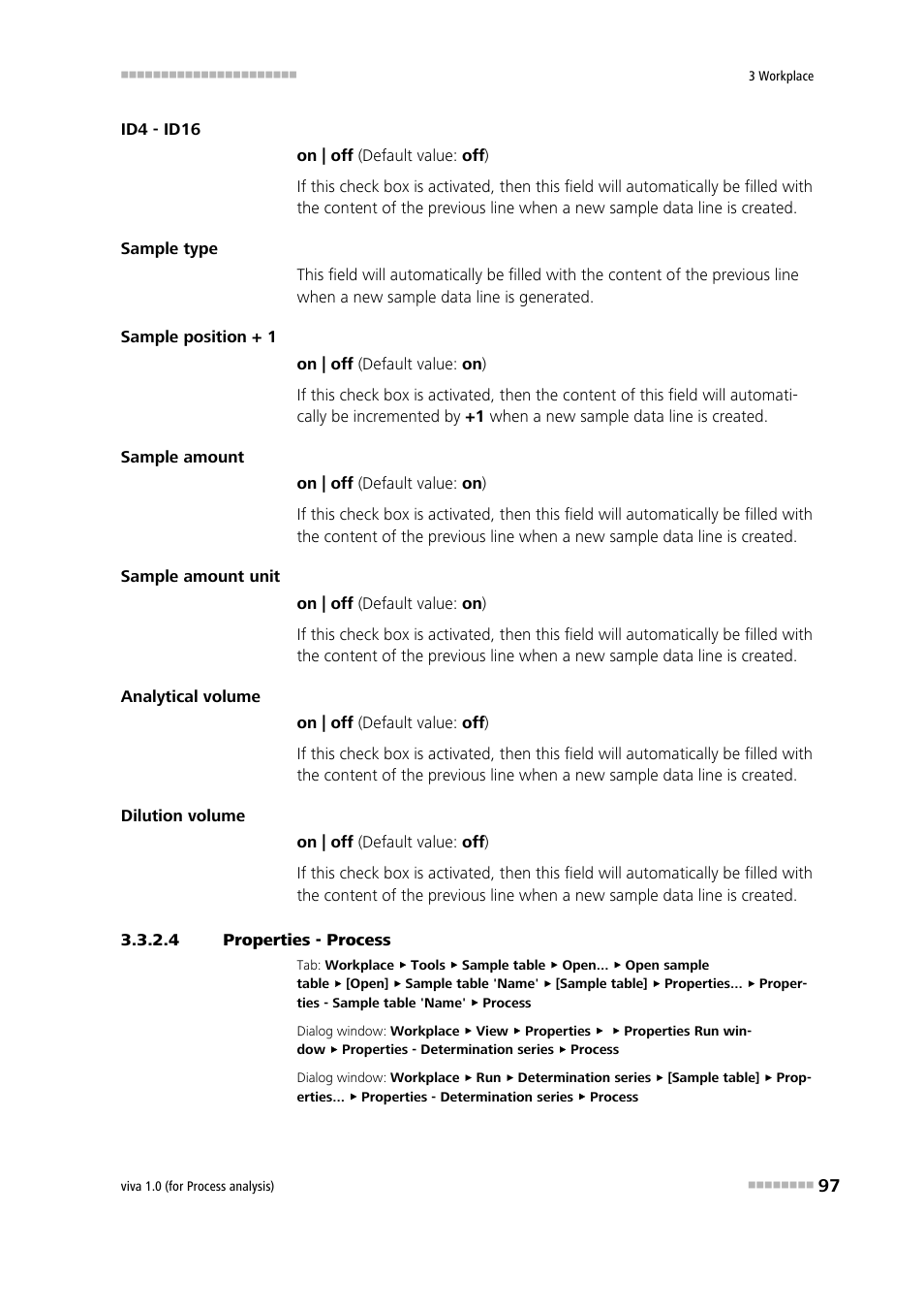 4 properties - process, Process | Metrohm viva 1.0 (process analysis) User Manual | Page 109 / 990